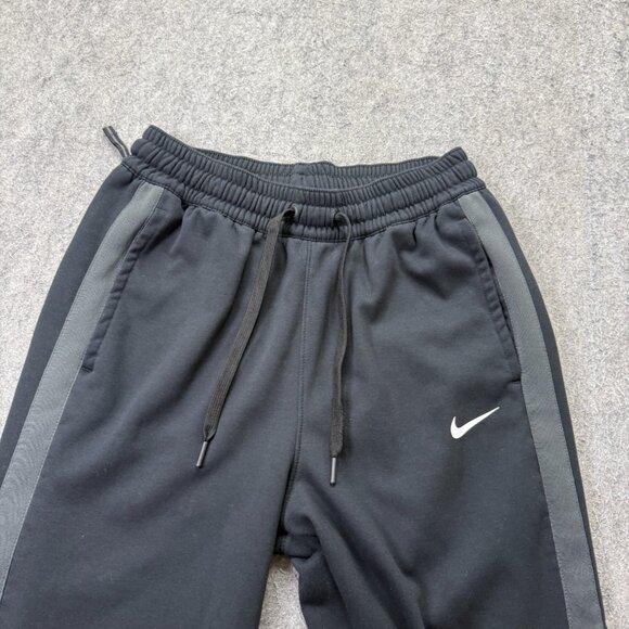 Nike Showtime Basketball Pants Men M Black Gray Colorblock 30" Jogger THERMA-FIT - Picture 4 of 16